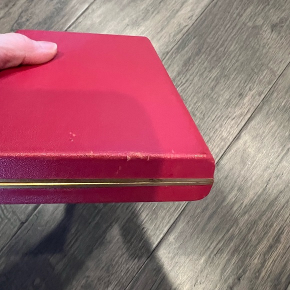 Vintage Elgin American Watch Case Display Box-Pink Crushed Velvet-1940's-1950's - Picture 8 of 10